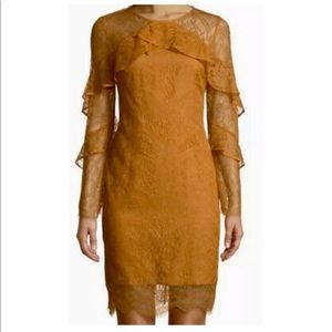 New nanette lepore poetic love lace dress sz 16